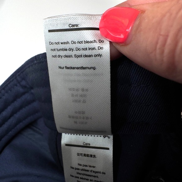 Smartwool NWT Deep Navy Logo 100% Cotton Ball Cap Hat - Picture 5 of 9